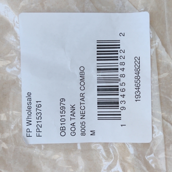 NEW FREE PEOPLE Yellow Beaded GOA Crop Top Tank - Picture 7 of 11